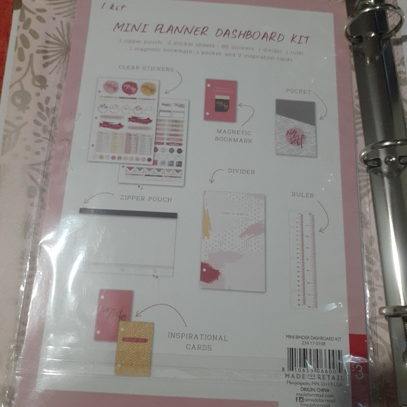 A5 ring planner/binder with planner accessories - Picture 2 of 5